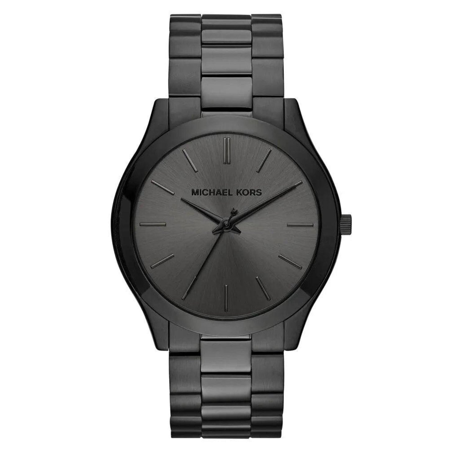 Michael Kors Slim Runway MK8507 Men's Black Plated Quartz 44mm Watch