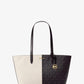 Jet Set Medium Two-Tone Logo Tote Bag