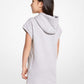 Logo Cotton Hoodie Dress