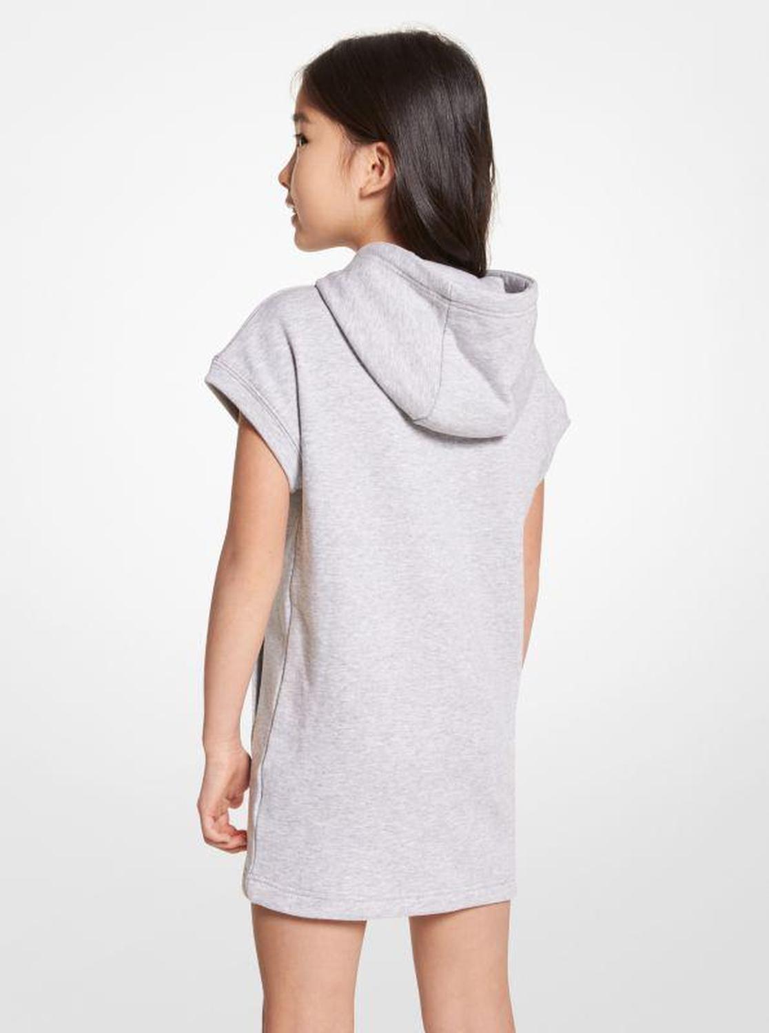 Logo Cotton Hoodie Dress