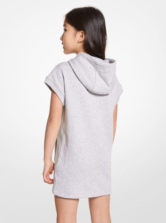 Logo Cotton Hoodie Dress