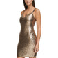 Women's Stretch Sequin Sleeveless Bodycon Dress