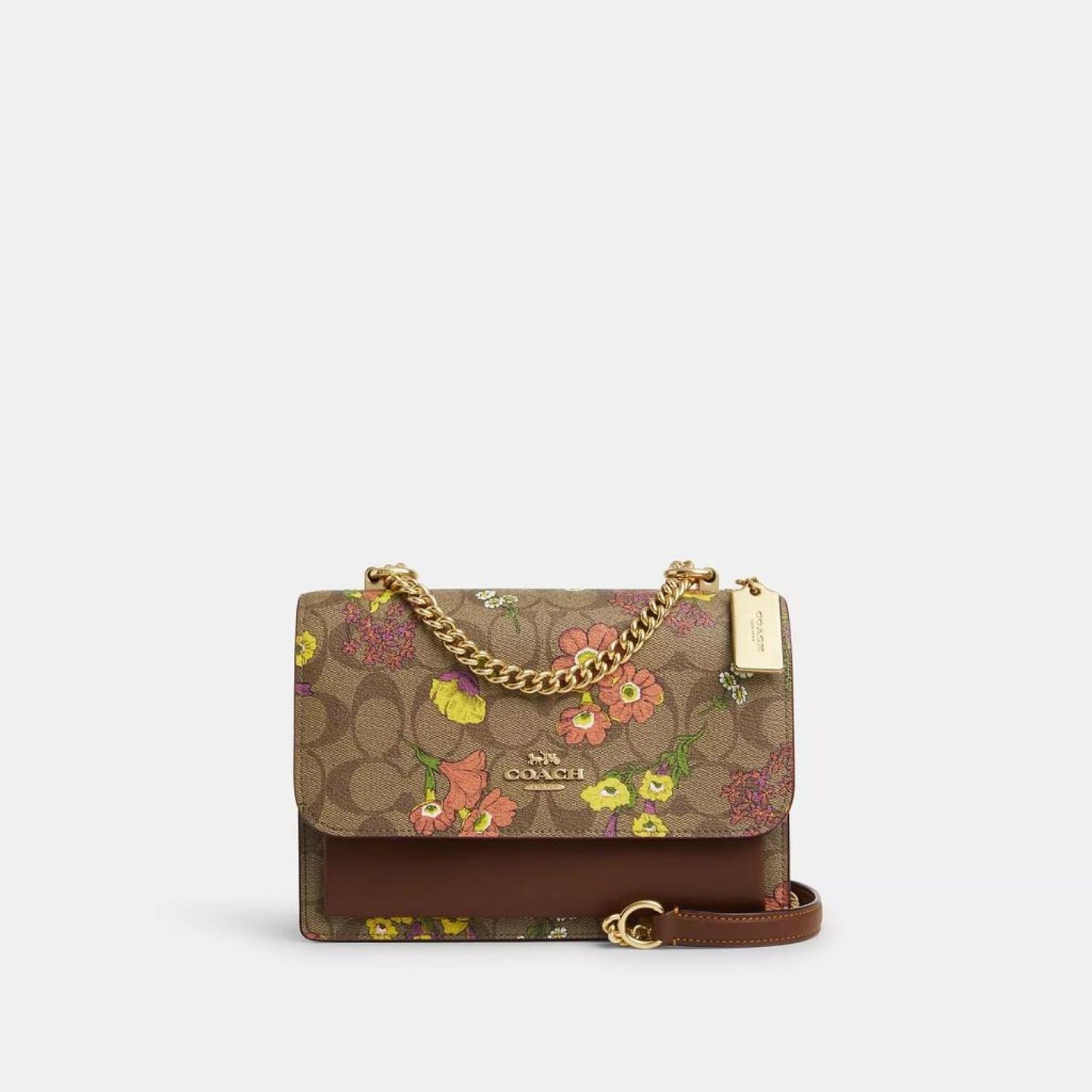 Coach Outlet Klare Crossbody In Signature Canvas With Floral Print