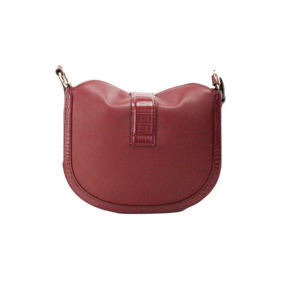 Michael Kors Gabby Small  Cherry Leather Foldover Hobo Crossbody Women's Bag