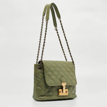 Marc Jacobs Fern Quilted Leather Baroque Shoulder Bag