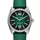 Men's Accelerator 2.0 Three-Hand Date Green Nylon and Silicone Watch 42mm