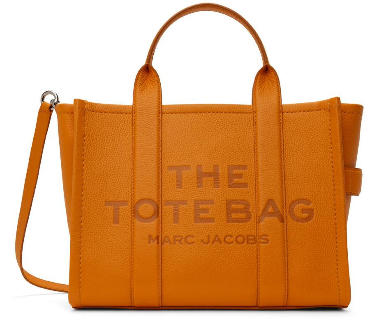 Orange 'The Leather Medium' Tote