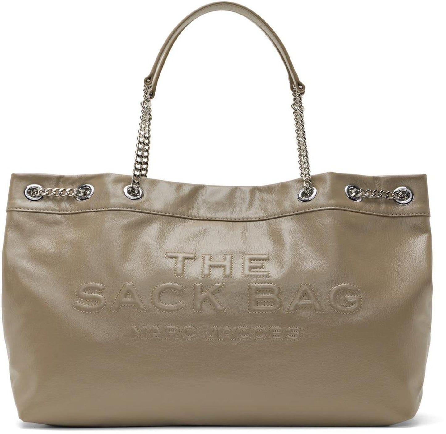 Taupe 'The Large Chain Sack' Bag