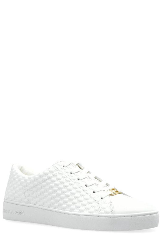 Michael Michael Kors Keaton Logo Debossed Lace-Up Sneakers