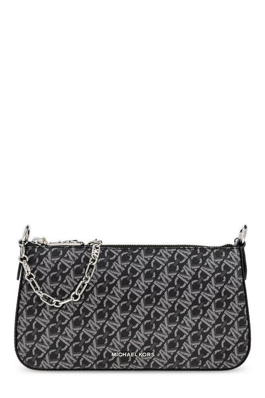 Michael Michael Kors Empire Medium Metallic Chain-Link Pochette