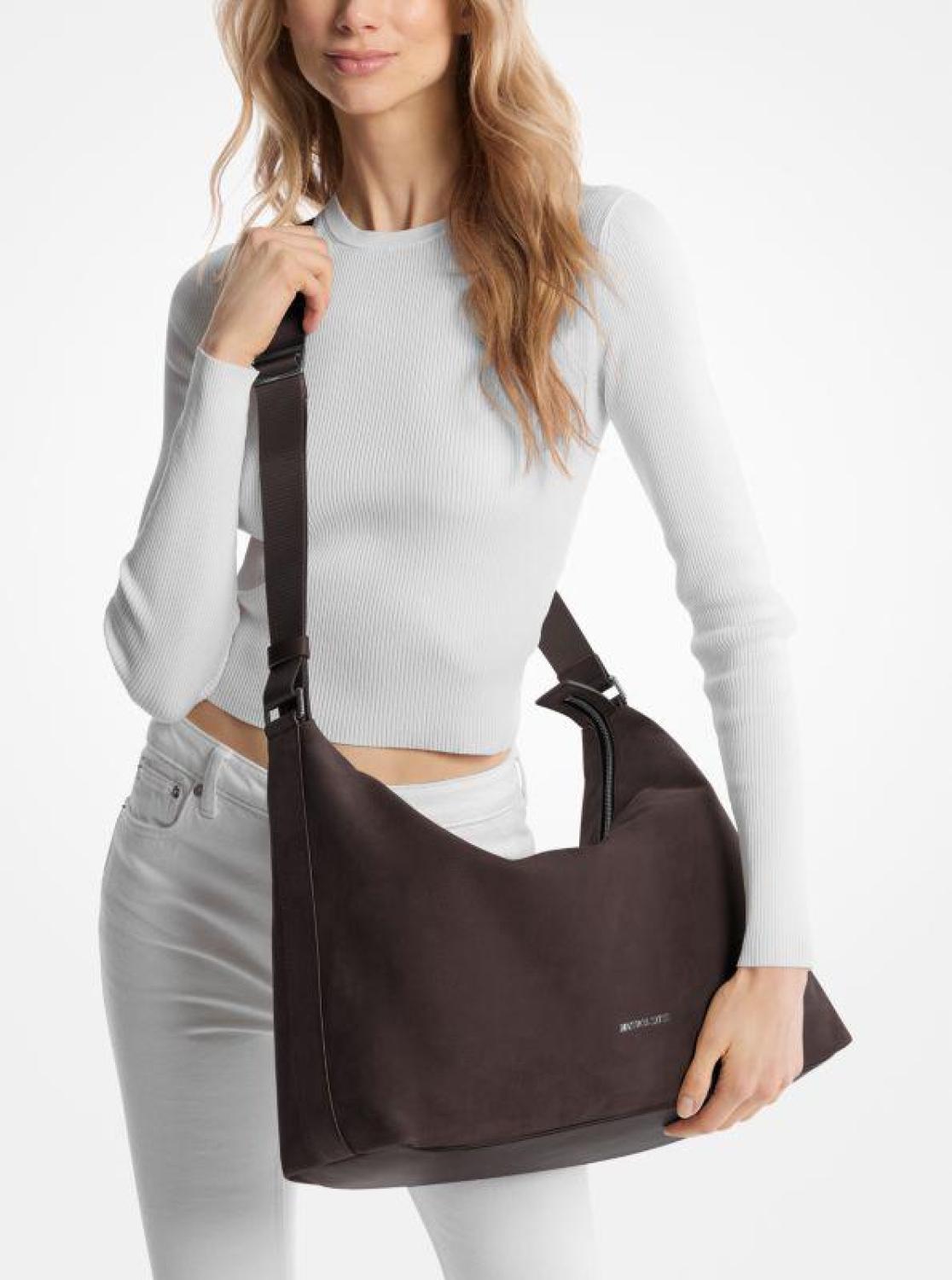 Hudson Nubuck Hobo Bag