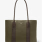 Austin Large Leather and Logo Tote Bag