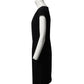 Max Mara Sheath Dress in Black Triacetate