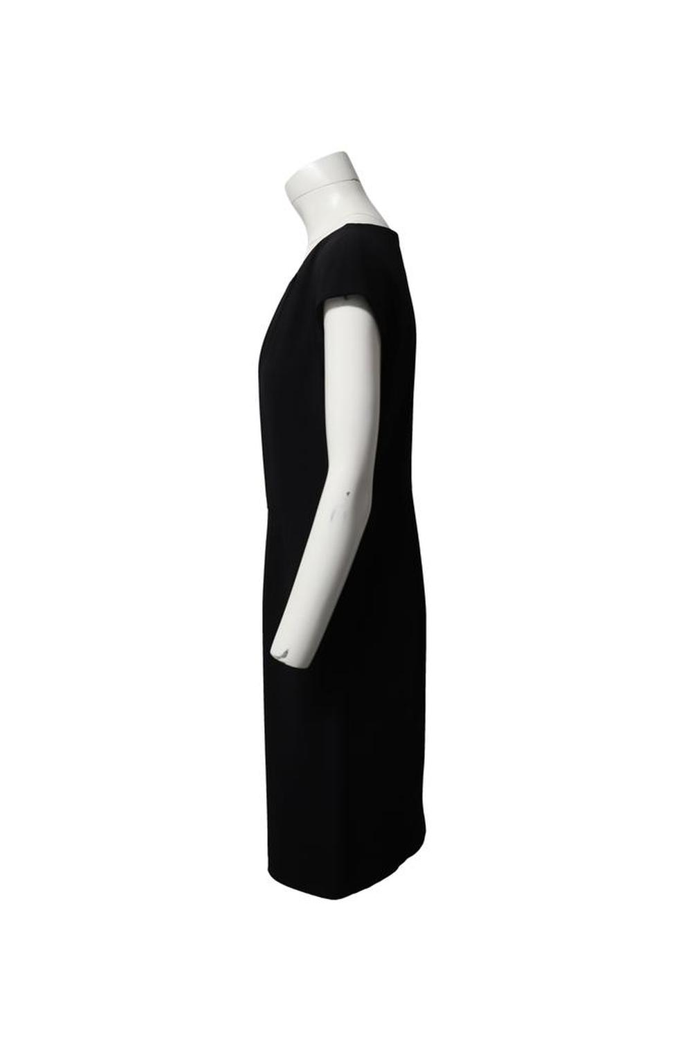 Max Mara Sheath Dress in Black Triacetate