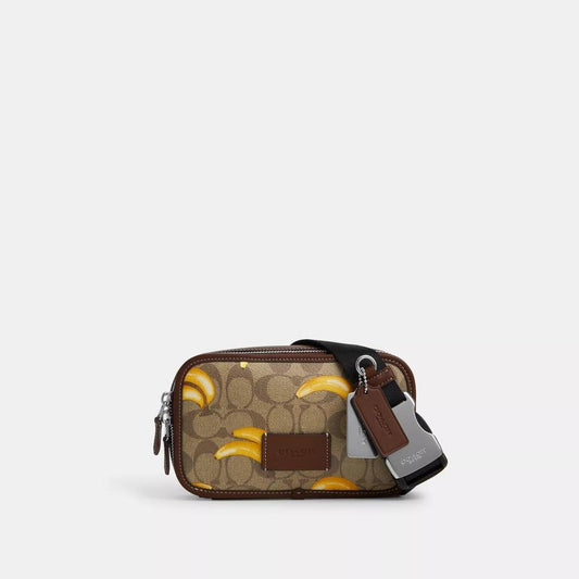 Coach Outlet Wyatt Belt Bag In Signature Canvas With Banana Print