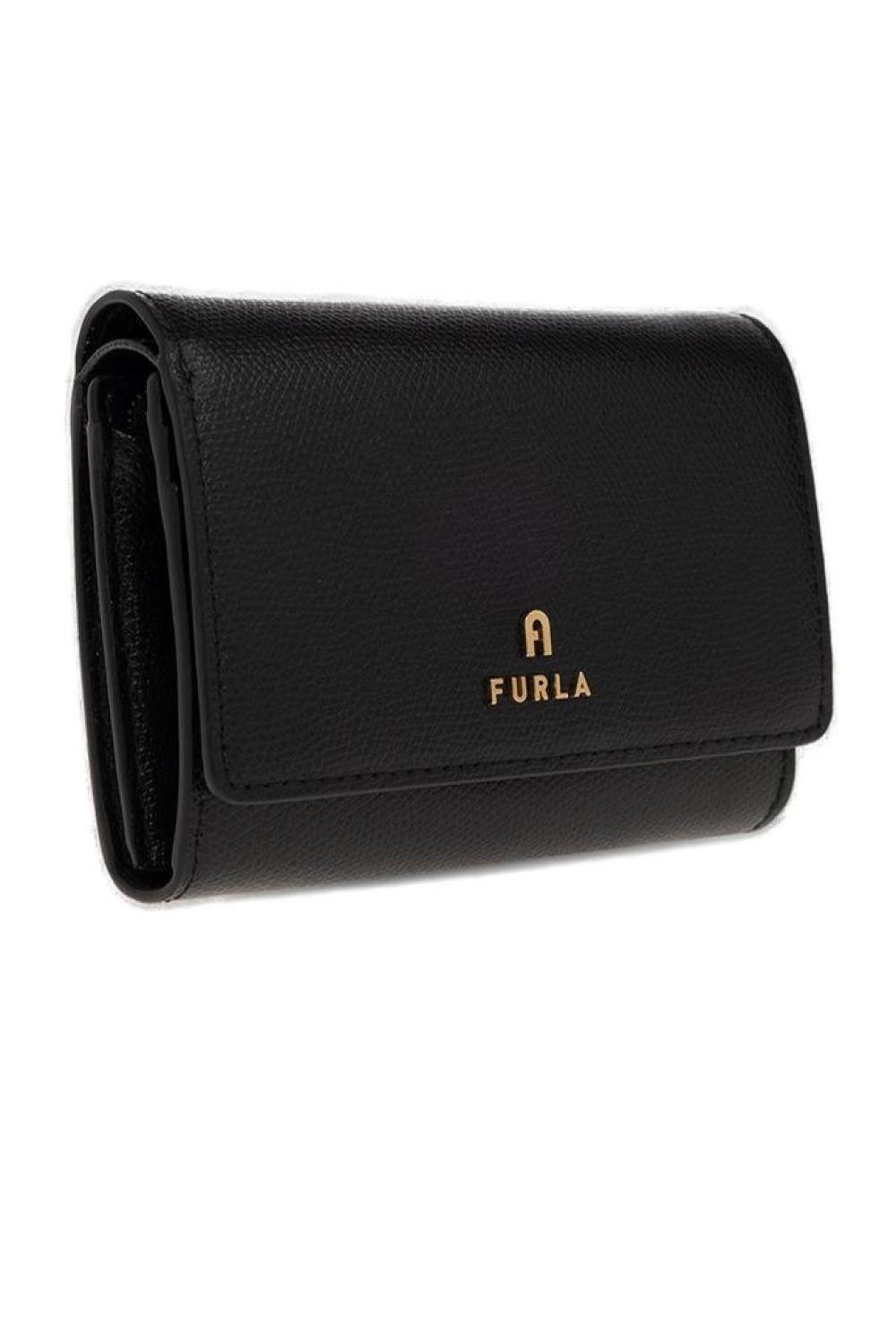 Furla Logo Plaque Snapped Wallet