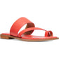 Pratt Womens Leather Thong Flat Sandals