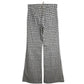 Max Mara Zirlo Star Print Flared Pants in White Cotton