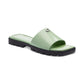 Women's Florence "C" Lug-Sole Slip-On Slide Flat Sandals