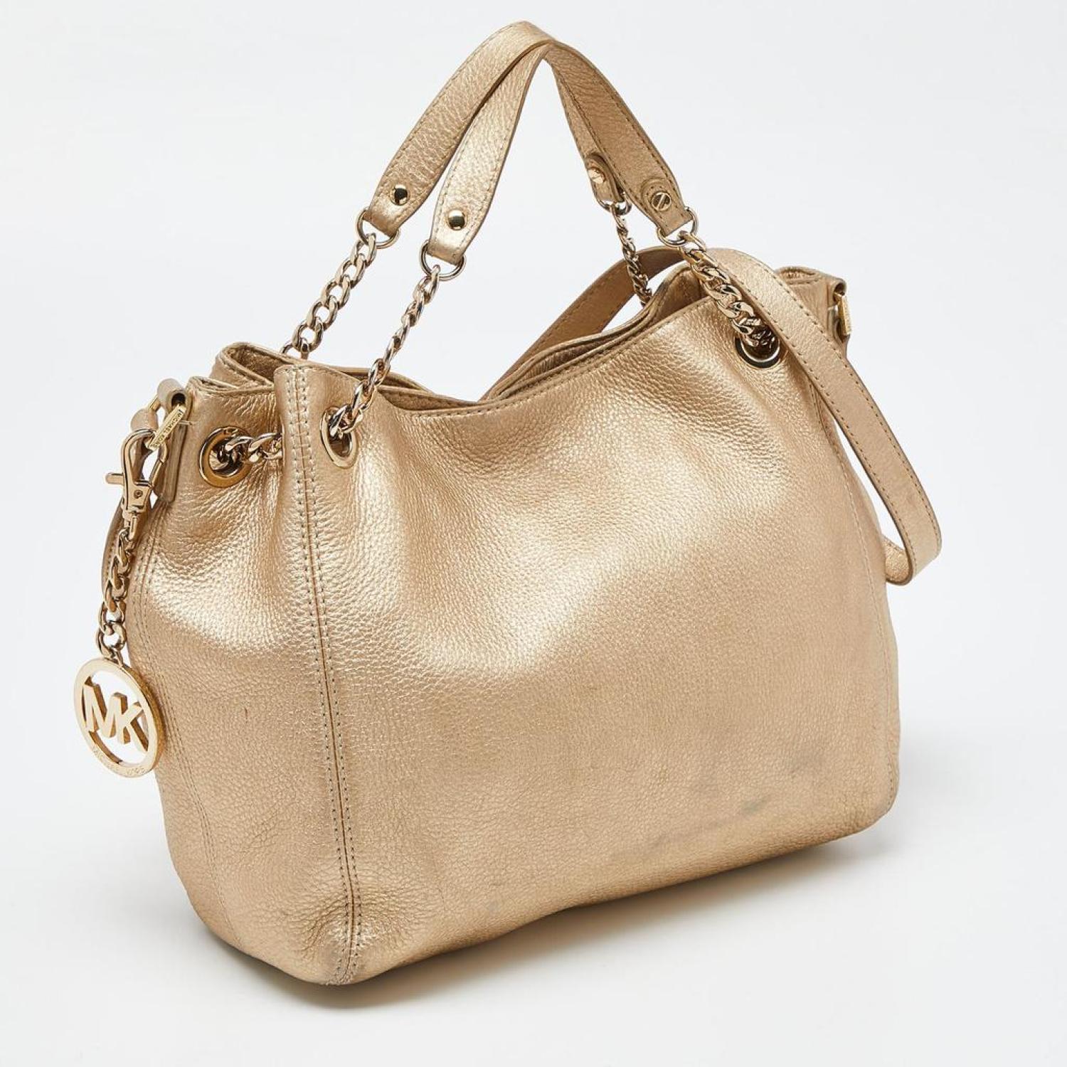 Michael Michael Kors Leather Frankie Drawstring Bag