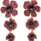 Cubic Zirconia Poppy Triple Drop Earrings