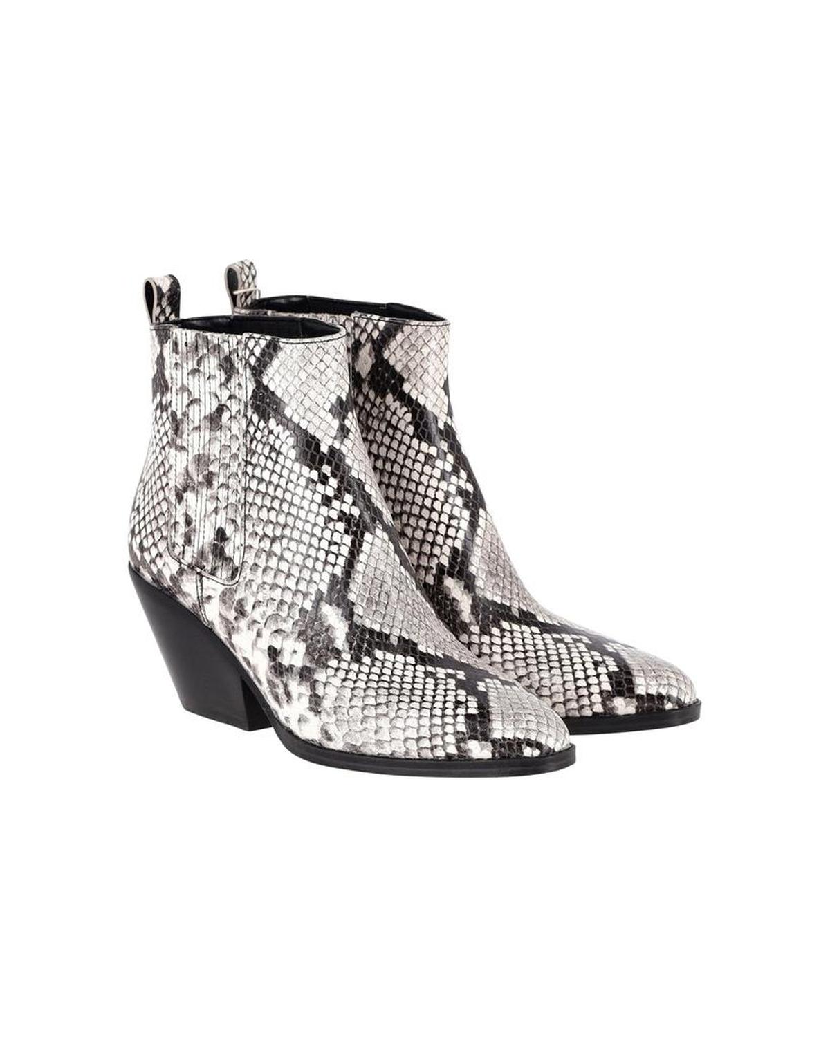 Michael Michael Kors Sinclair Ankle Boots in Animal Print Leather