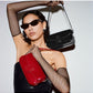 The Patent Leather Clover Shoulder Bag