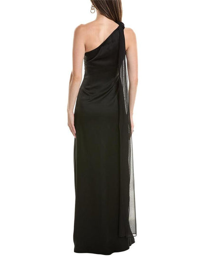 Max Mara Studio Bernard Silk-Trim Gown