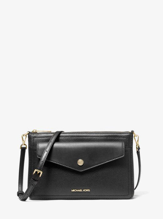 Maisie Medium Pebbled Leather 3-in-1 Crossbody Bag