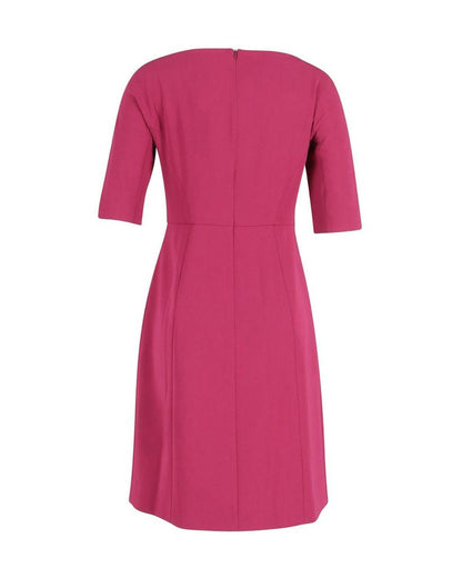 Pleated Dress in Pink Triacetate