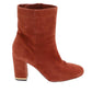 Michael Kors Ankle Boots in Orange Suede