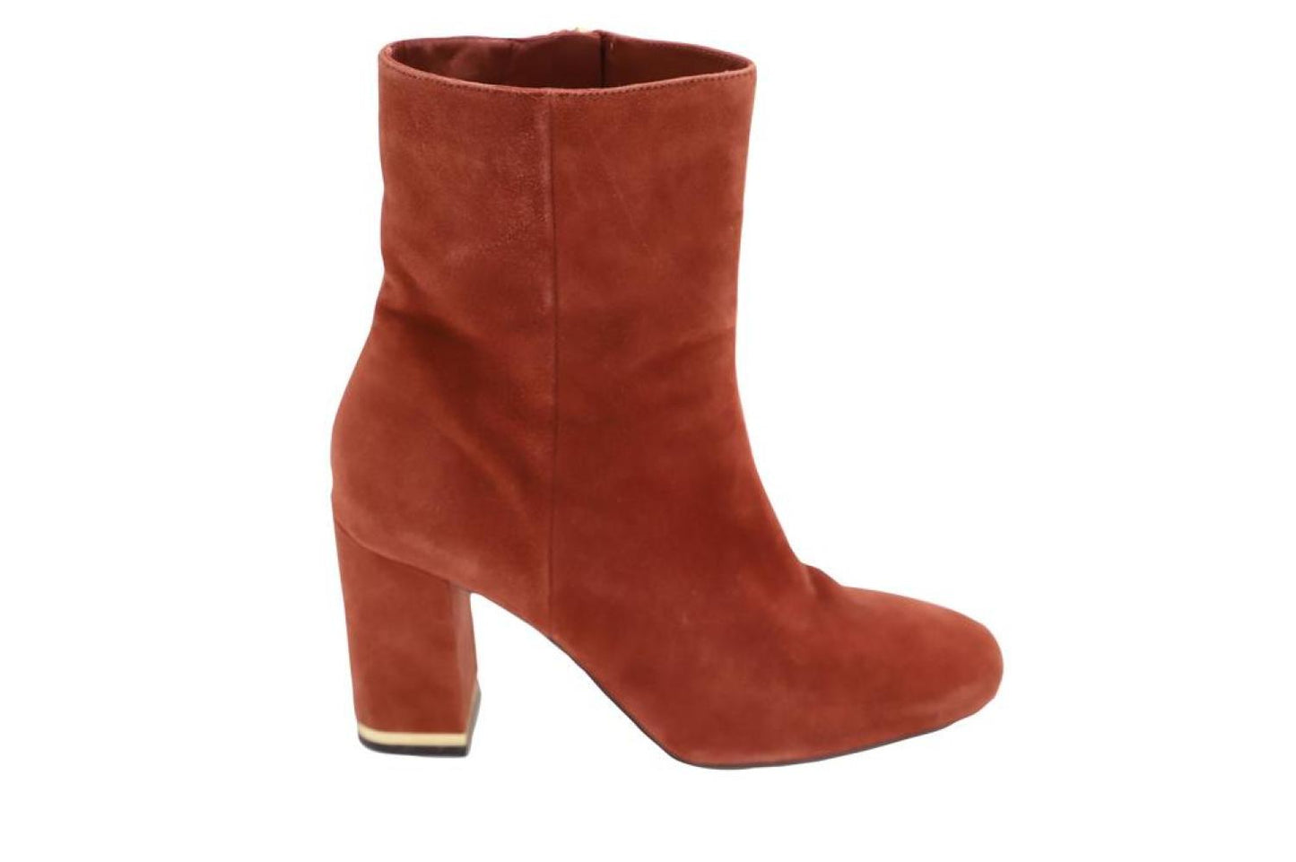 Michael Kors Ankle Boots in Orange Suede