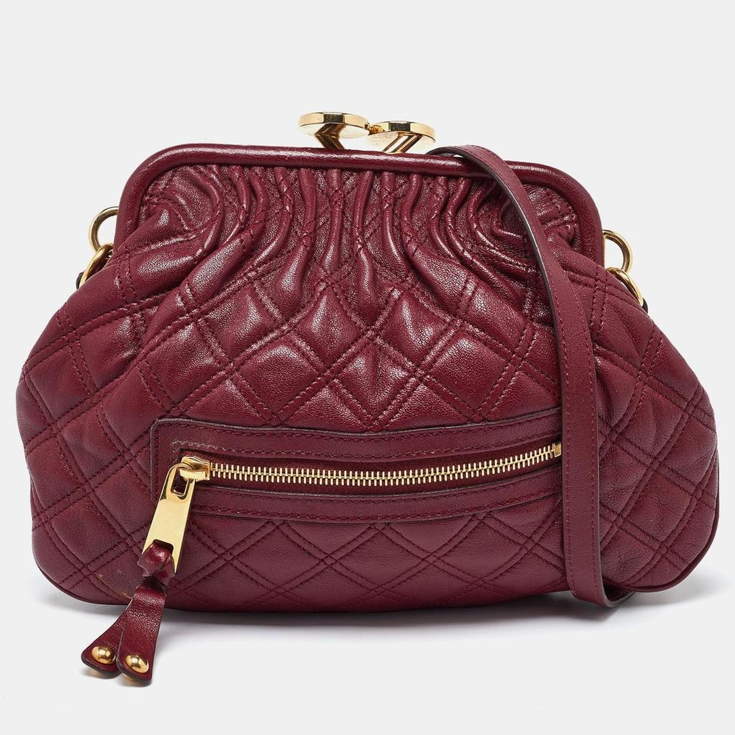 Marc Jacobs Quilted Leather Little Stam Shoulder Bag