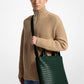 Hudson Crocodile Embossed Leather Tote Bag