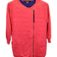 Marc Jacobs Asymmetric Zip Jacket in Red Cotton