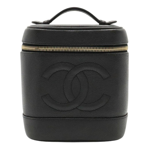 Chanel Vanity  Leather Clutch Bag (Pre-Owned)