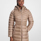 Quilted Nylon Puffer Coat