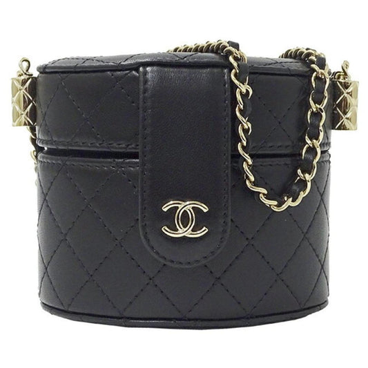 Chanel Vanity  Suede Clutch Bag (Pre-Owned)