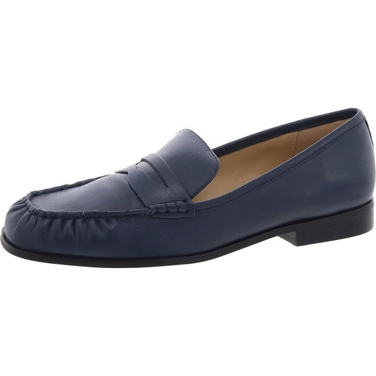 CARLSON LOAFER Womens Laceless Leather Loafers