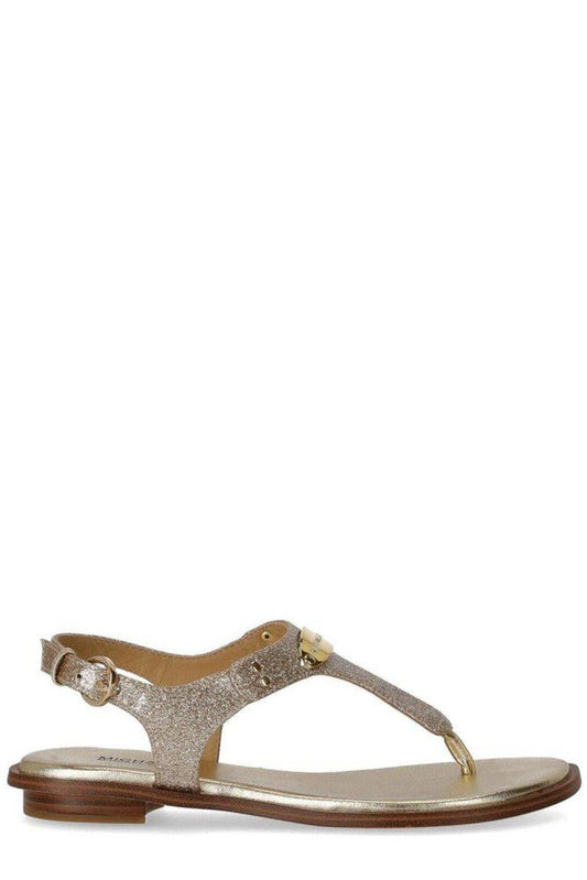 Michael Kors Plate Thong Sandals