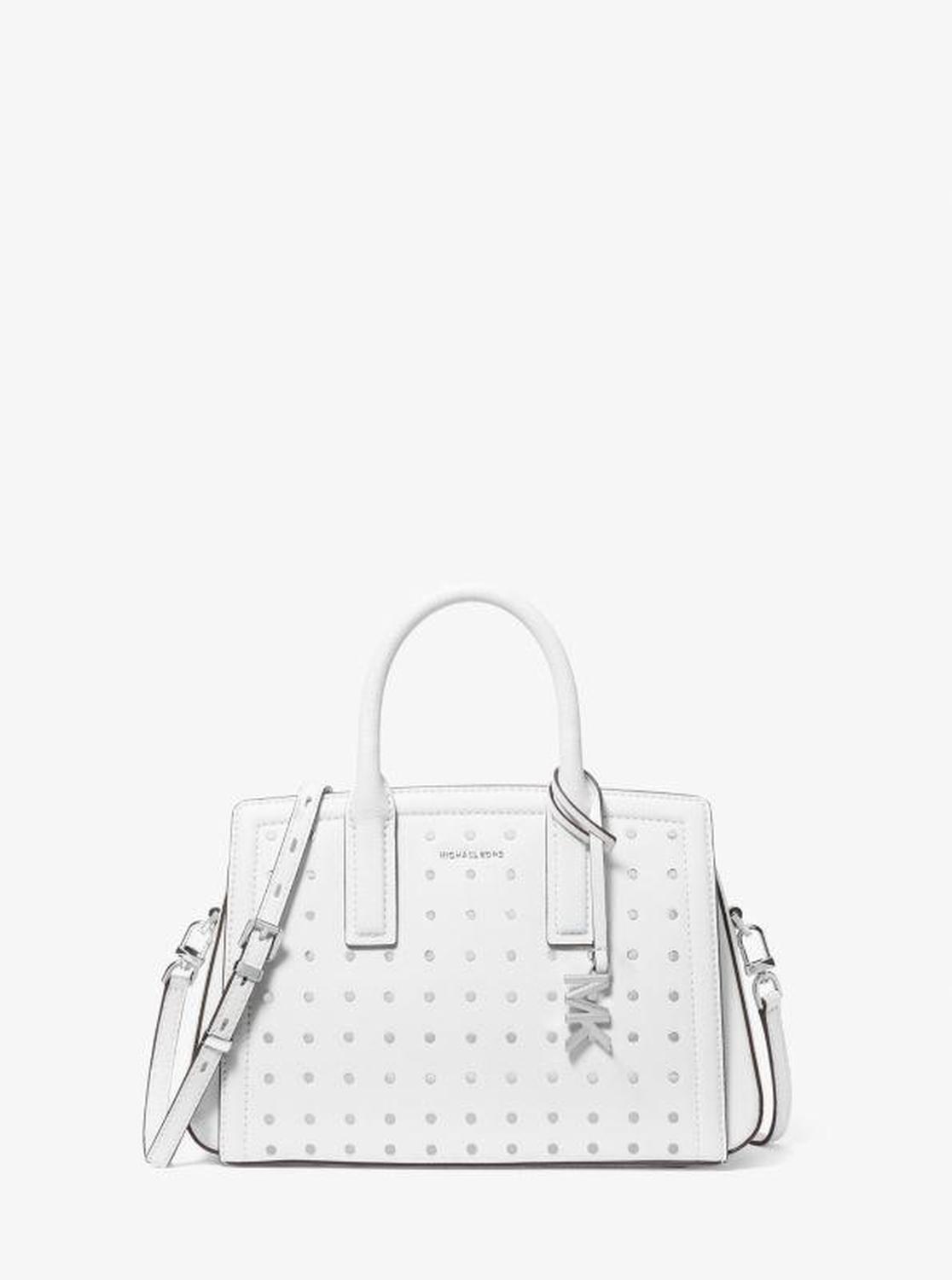 Laila Small Studded Leather Satchel