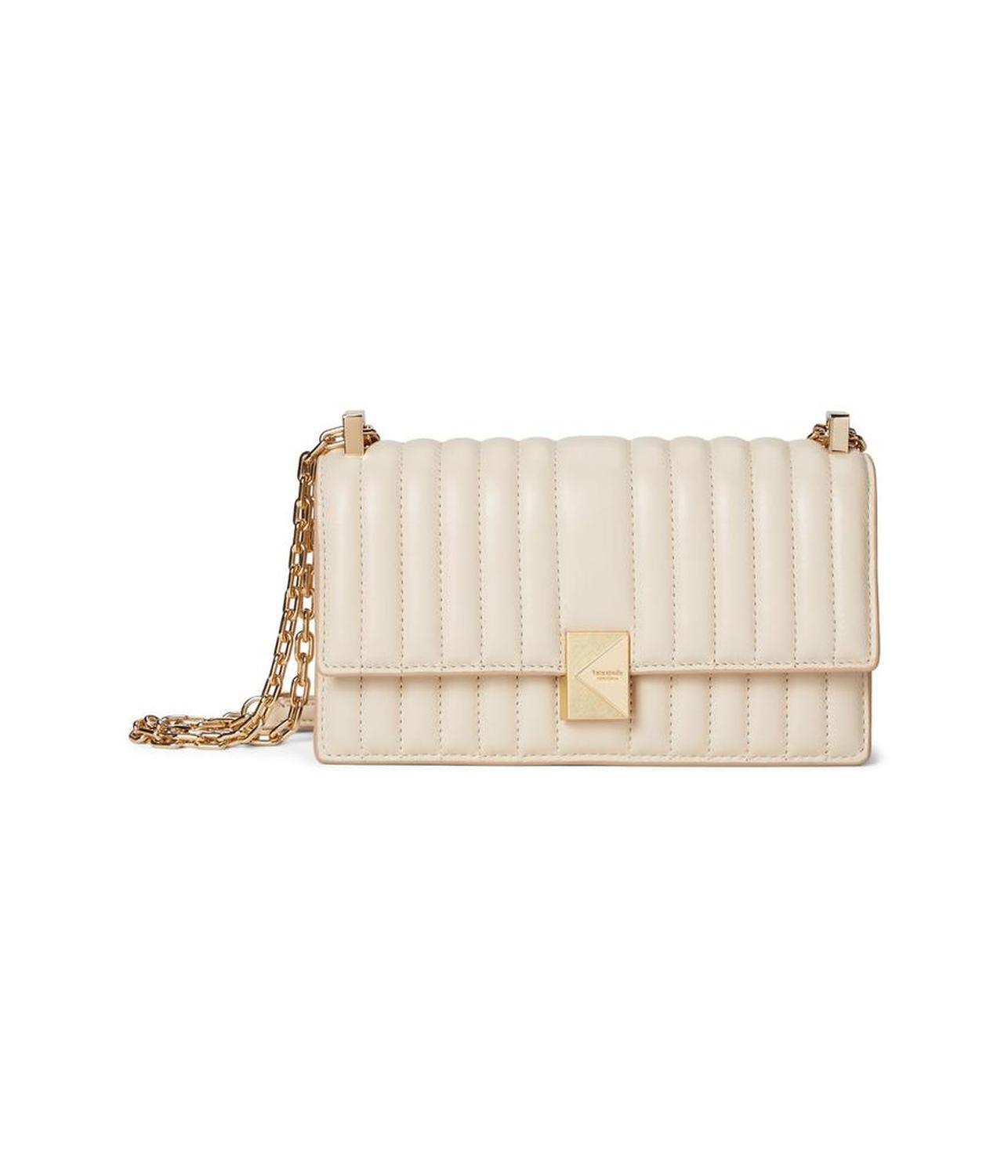 Tribeca Quilted Leather Mini Flap Chain Crossbody