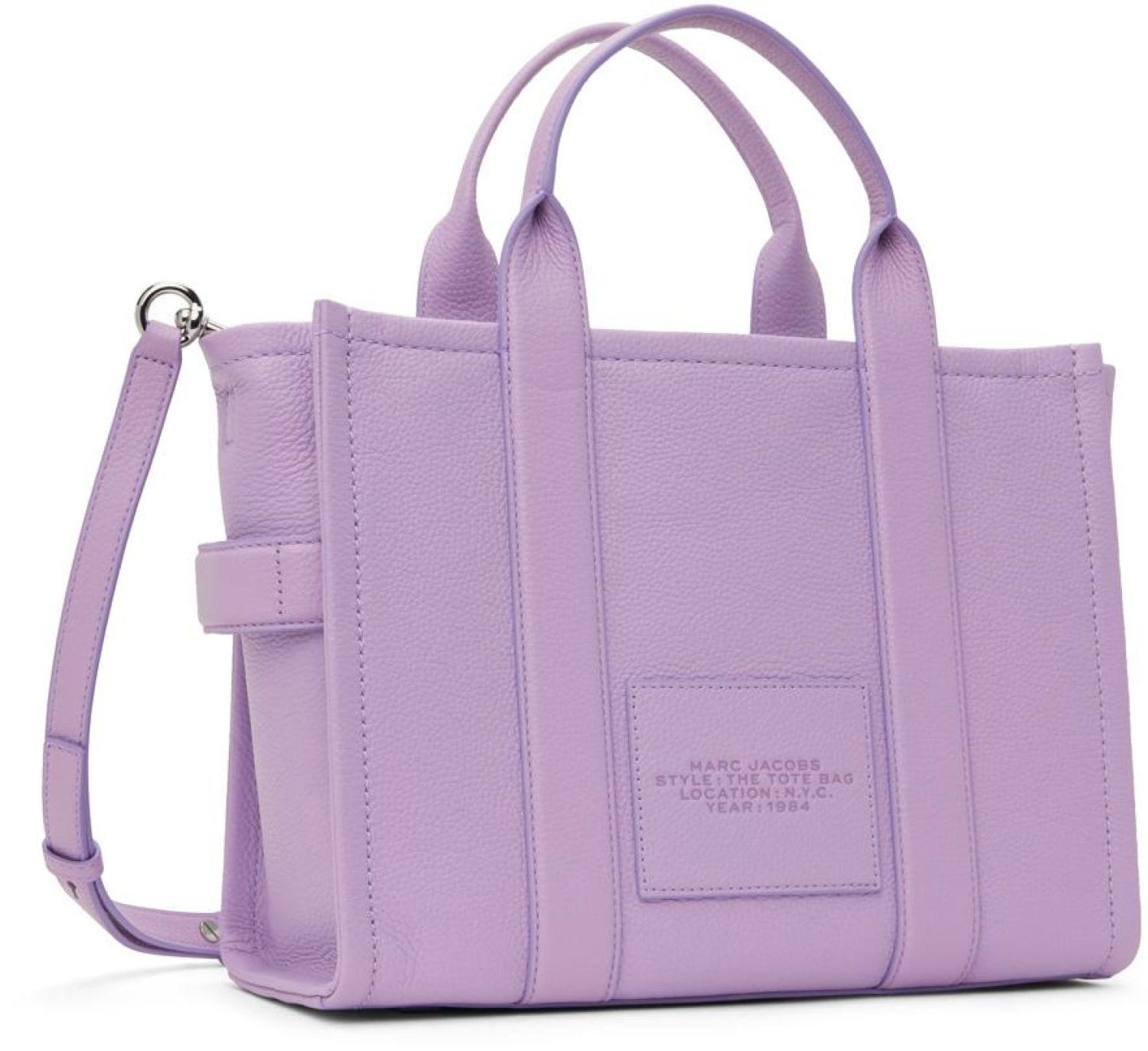 Purple 'The Leather Medium' Tote