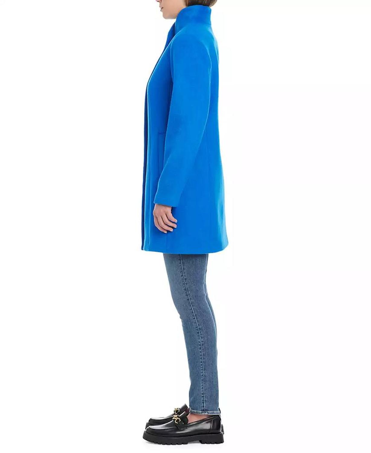 Women's Single-Breasted Stand-Collar Coat