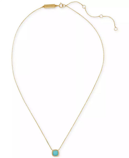 23k Gold-Plated Sterling Silver Pendant Necklace, 16" + 3" extender