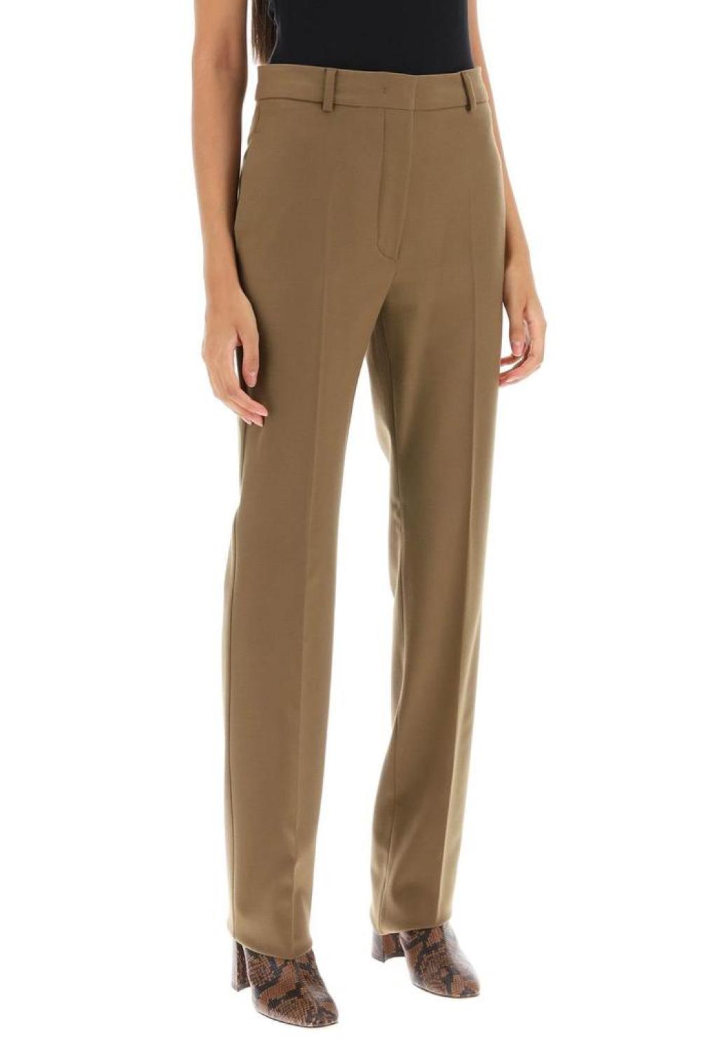 Sportmax 'mora' Flannel Cigarette Pants