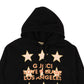 Black Cotton Love Parade Hoodie