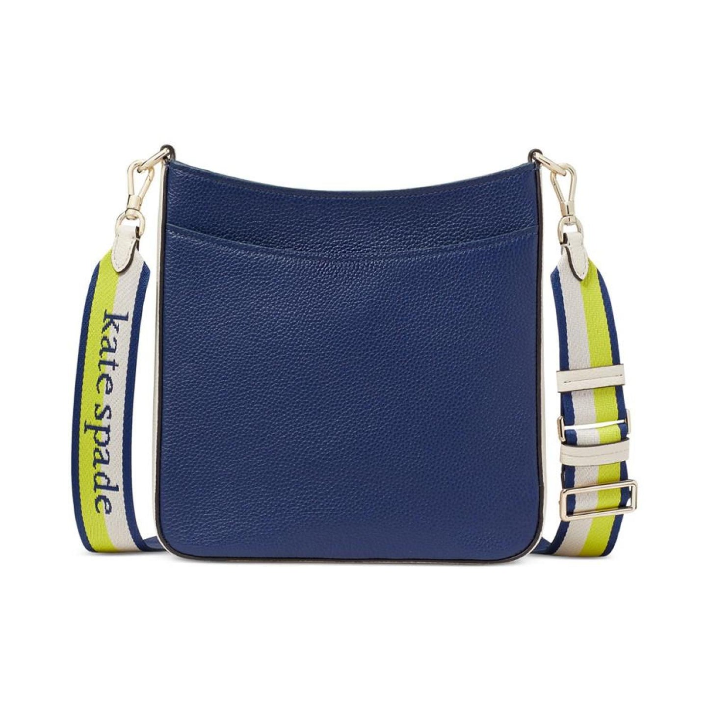 Hudson Colorblocked Pebbled Leather Small Messenger Crossbody