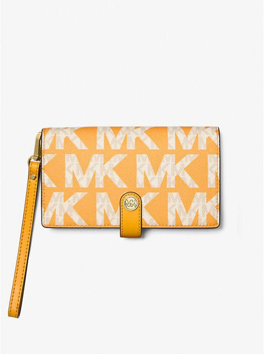 Jet Set Small Graphic Logo Smartphone Wristlet