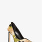 Amara Camouflage Print Calf Hair Pump